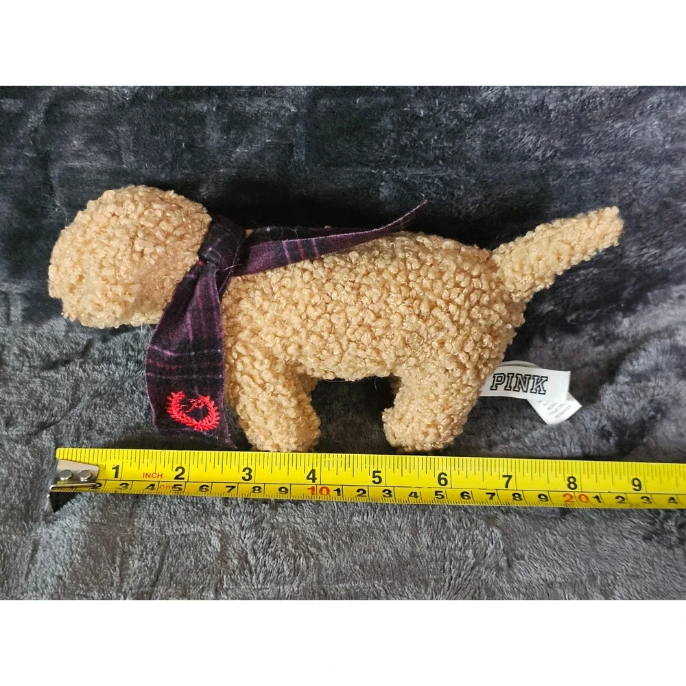 PINK‎ Victoria's Secret 2024 Holiday Mini Dog with Scarf